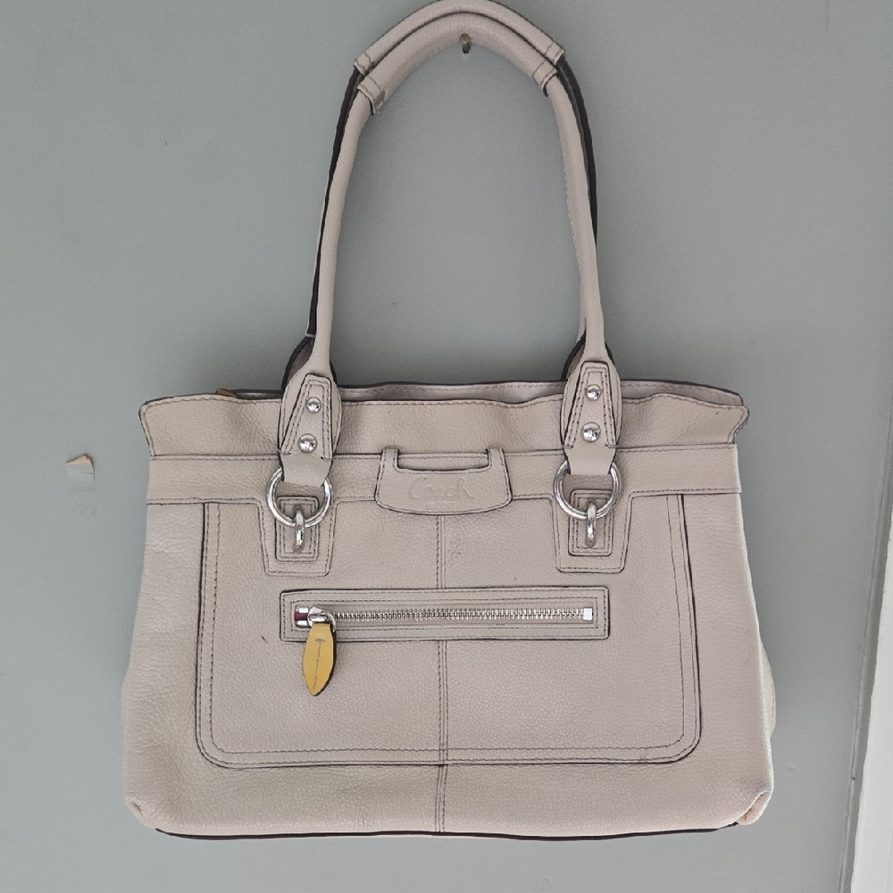 Coach Elegant Cream Purse